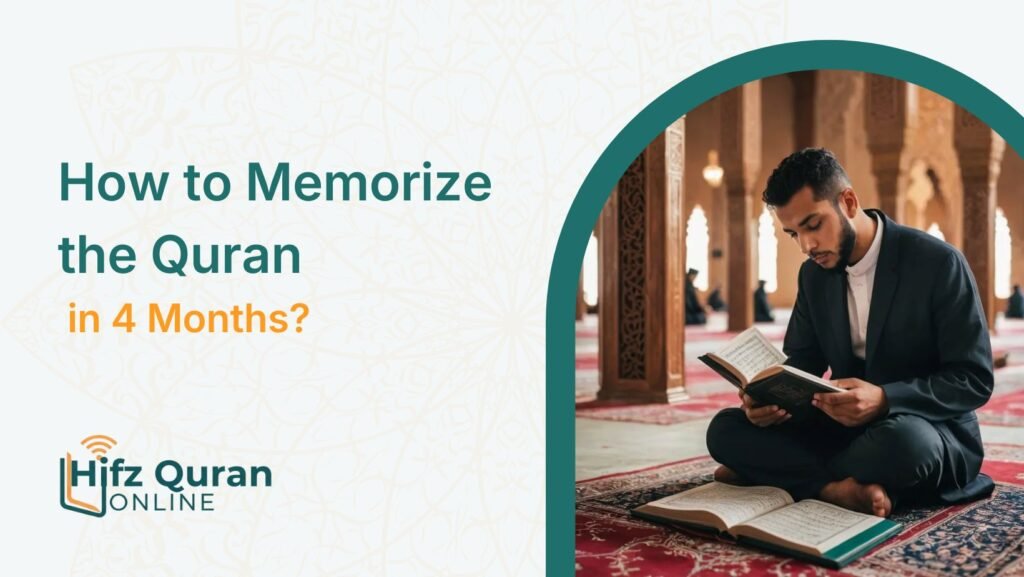 How to Memorize the Quran in 4 Months?