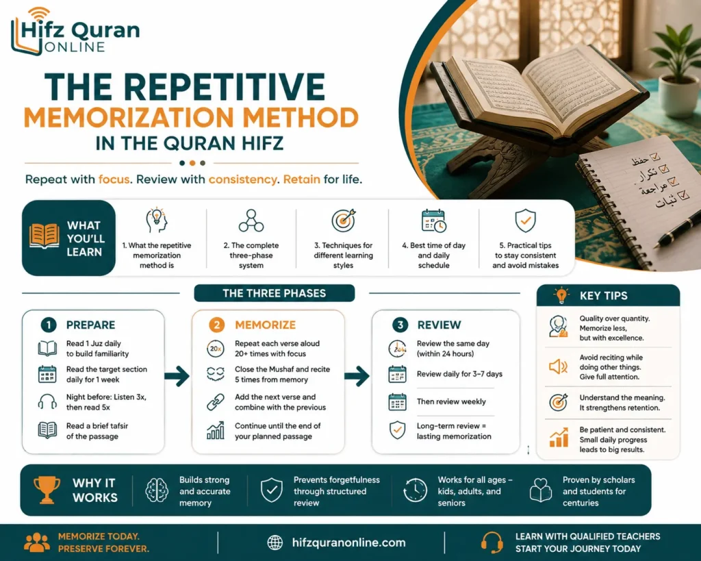 The Repetitive Memorization Method In the Quran Hifz