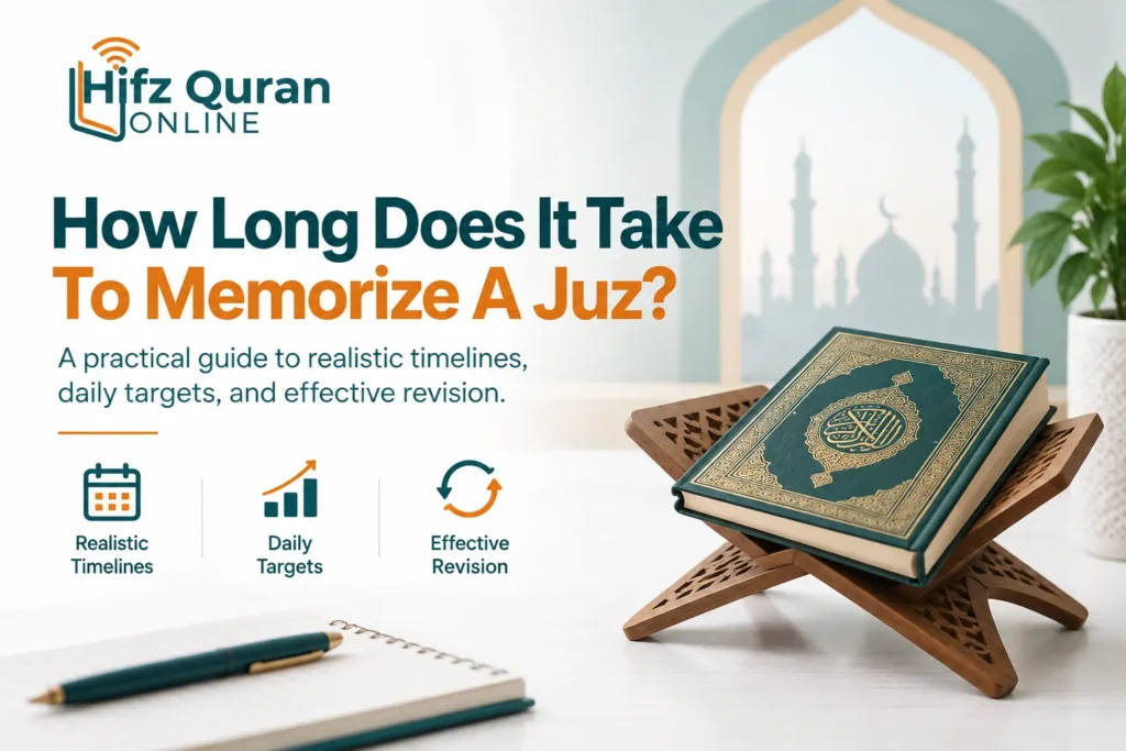 How Long Does It Take To Memorize A Juz?
