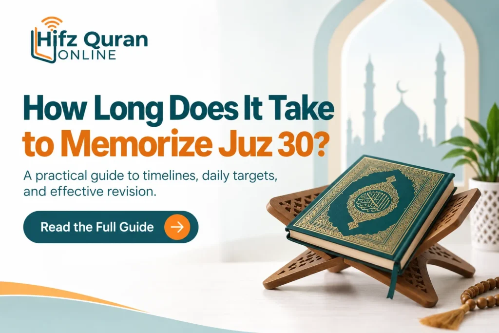 How Long Does It Take to Memorize Juz 30?