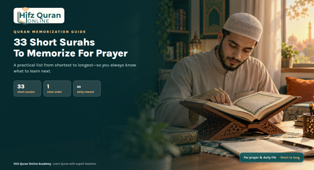 33 Short Surahs To Memorize For Prayer, From Shortest To Longest