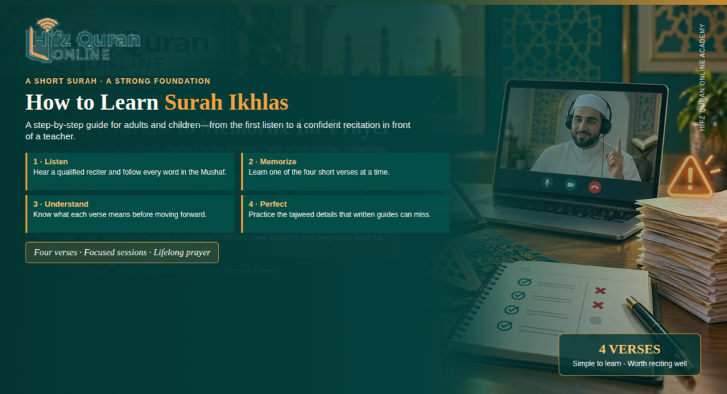 How To Learn Surah Ikhlas? – A Step-By-Step Guide For Adults And Children