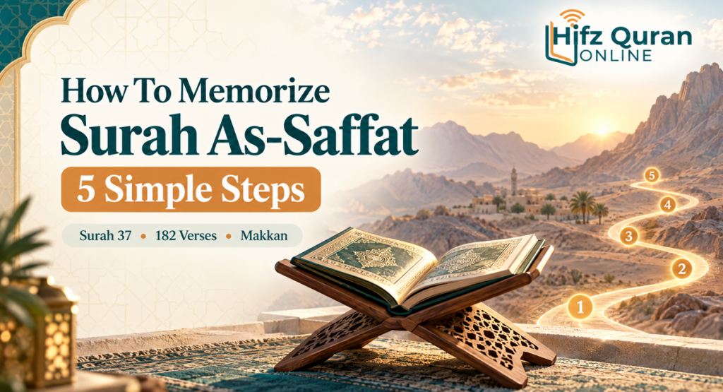 How To Memorize Surah As-Saffat— 5 Simple Steps